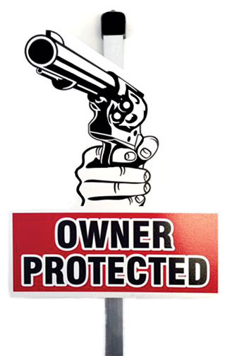 Owner Protected Sign